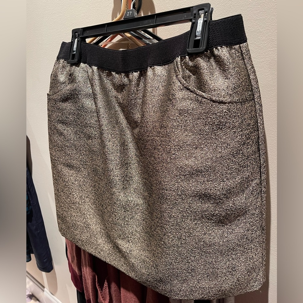 Gold skirt